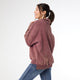 Jaydin Vintage Antique Wash Sweatshirt - Burgundy