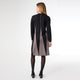 Mildred Long Sleeve Baby Mock Neck Sweater Dress - Black