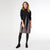 Mildred Long Sleeve Baby Mock Neck Sweater Dress - Black