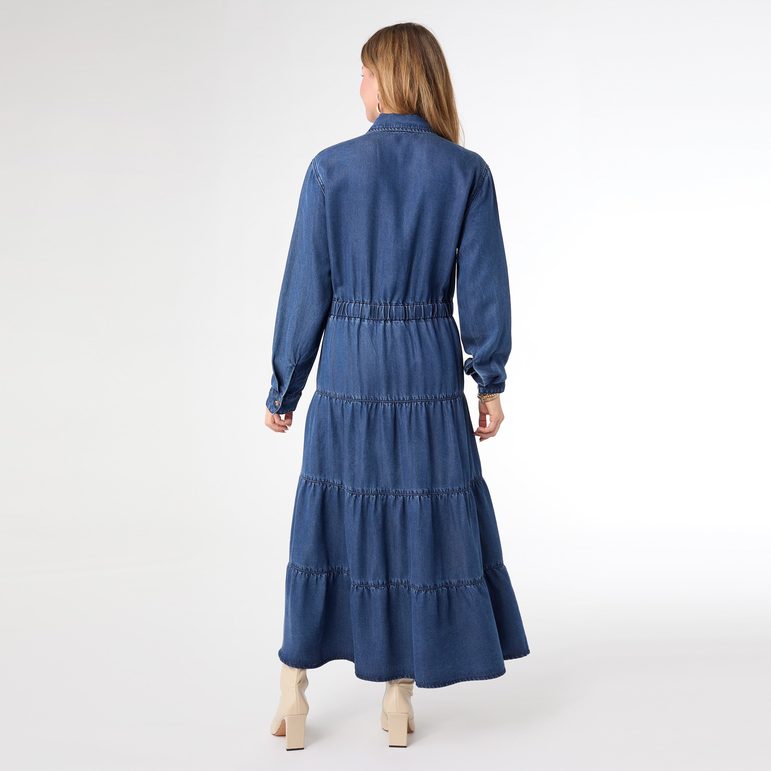 Judith Long Sleeve Tiered Maxi Dress - Final Sale XS Judith Long Sleeve Tiered Maxi Dress - Final Sale XS