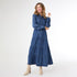 Judith Long Sleeve Tiered Maxi Dress