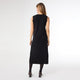Donna Sleeveless Sweater Dress - Black