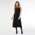 Donna Sleeveless Sweater Dress - Black