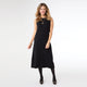 Donna Sleeveless Sweater Dress - Black