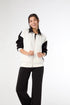 Hilarie Two-Tone Zip Front Sweatshirt
