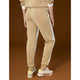 Hilarie Two-Tone Jogger Pants - Black/Ivory