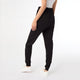 Hilarie Two-Tone Jogger Pants - Black/Ivory
