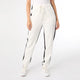 Hilarie Two-Tone Jogger Pants - Black/Ivory