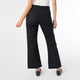 Genesis Baby Bootcut with Frayed Ankle Bottom - Black