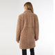 Isabella Button Front Coat - Mushroom
