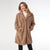Isabella Button Front Coat - Mushroom