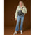 Emma Pullover Down Jacket with Removeable Sleeve - Light Pink/Mushroom