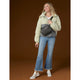 Emma Pullover Down Jacket with Removeable Sleeve - Light Pink/Mushroom