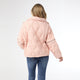 Emma Pullover Down Jacket with Removeable Sleeve - Light Pink/Mushroom