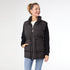 Claire Down Puffer Jacket with Knit Sleeve