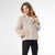Josephine Faux Fur Moto Jacket - Grey