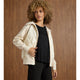 Lily Quilted Jacket with Hood - Beige