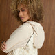 Lily Quilted Jacket with Hood - Beige