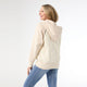 Lily Quilted Jacket with Hood - Beige