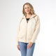 Lily Quilted Jacket with Hood - Beige