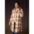 Ella Colorblock Shacket - Dusty Rose/Tan