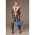 Ruby Belted Aztek Print Shacket - Rust/Denim