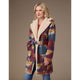 Ruby Belted Aztek Print Shacket - Rust/Denim