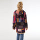 Adeline Shacket with Faux Fur Trim - Multi Print
