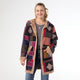 Adeline Shacket with Faux Fur Trim - Multi Print