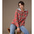 Quinn Hooded Plaid Shacket - Salmon Red