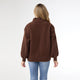 Harvey Soft Brushed Shacket - Chocolate