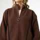 Harvey Soft Brushed Shacket - Chocolate