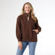 Harvey Soft Brushed Shacket - Chocolate