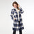 Devon Open Front Cardigan - Navy/Cream/Black