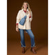 Hannah Button Front Shacket - Oatmeal
