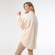 Hannah Button Front Shacket - Oatmeal