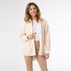 Hannah Button Front Shacket - Oatmeal