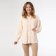 Hannah Button Front Shacket - Oatmeal