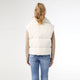 Jessica Down Filled Vest with Duo Zipper - Winter White