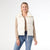 Jessica Down Filled Vest with Duo Zipper - Winter White
