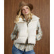 Jessica Down Filled Vest with Duo Zipper - Dusty Rose