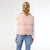 Jessica Down Filled Vest with Duo Zipper - Dusty Rose