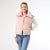 Jessica Down Filled Vest with Duo Zipper - Dusty Rose