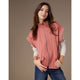 Kaitlyn Zipper Front Vest - Burnt Orange