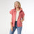 Kaitlyn Zipper Front Vest - Burnt Orange