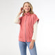Kaitlyn Zipper Front Vest - Burnt Orange