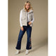Nicky Corduroy Down Filled Vest - Grey