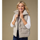 Nicky Corduroy Down Filled Vest - Grey