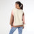 Dolores V-Neck Sweater with Contrast Sleeves - Spumoni