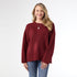 Delphina Long Sleeve Lattice Back Sweater